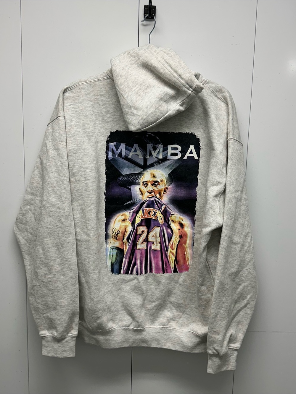 Kobe Bryant Mamba Full-Zip Hoodie Graphic Sweatshirt - Size Large